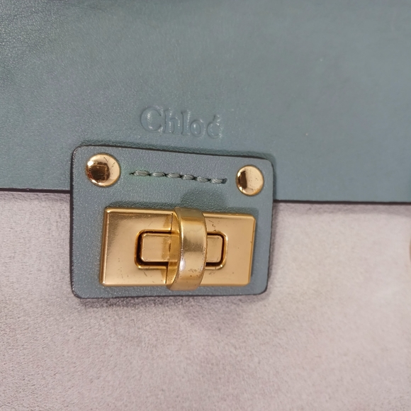 Chloé Jane Suede & Leather Crossbody Bag - Picture 3 of 6